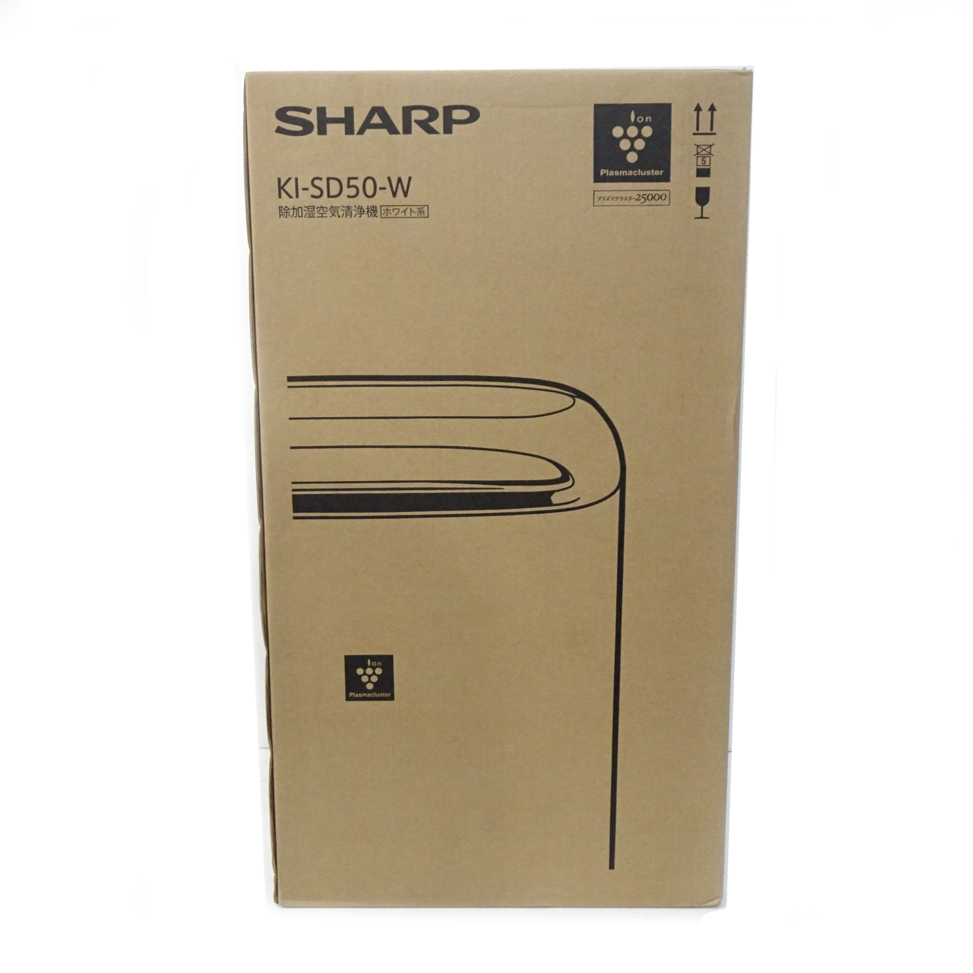 【塩尻市引き取り限定】SHARP 加湿空気清浄機 KI-50SE4-W プラズマクラスター 2025年製 ほぼ未使用 SHARP プラズマクラスター25000 加湿空気清浄機 KI-SS50-W ホワイト