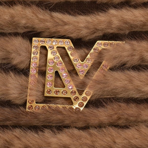  Louis Vuitton защита горла "neck warmer" шарф снуд Diva норка шерсть muffler M74728 б/у 