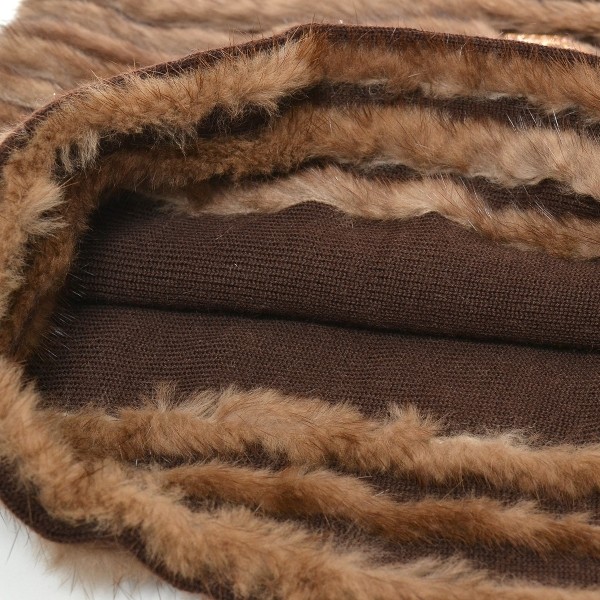  Louis Vuitton защита горла "neck warmer" шарф снуд Diva норка шерсть muffler M74728 б/у 