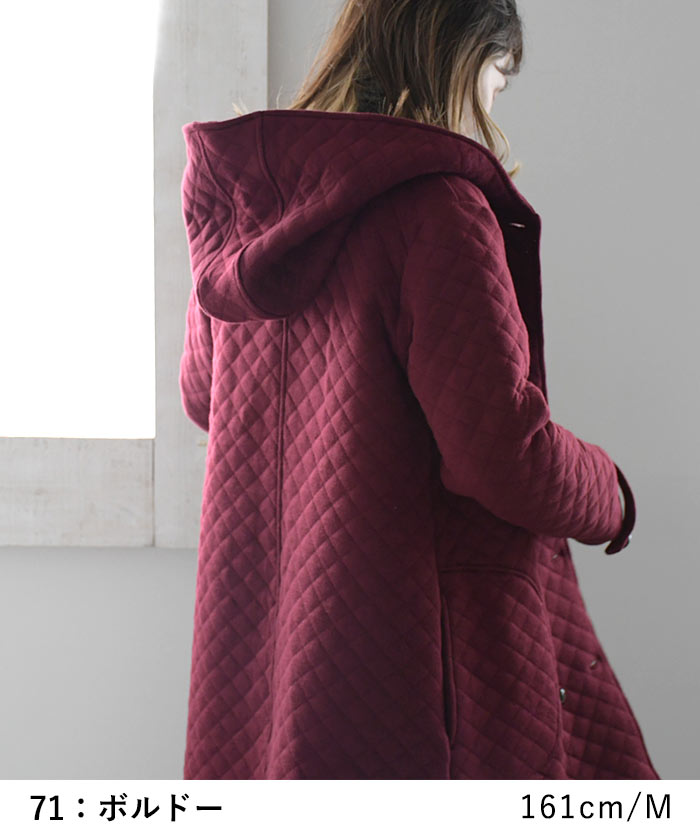  original quilting coat long double coat with a hood .M~3L large size autumn winter 30 fee 40 fee 50 fee 23AW0904R,