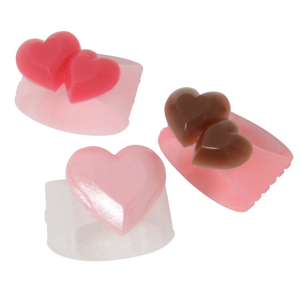  плюс (PLUS) палец sakmekliko сладкий M размер 3 штук Heart 1 KM-302SA-3 35-903
