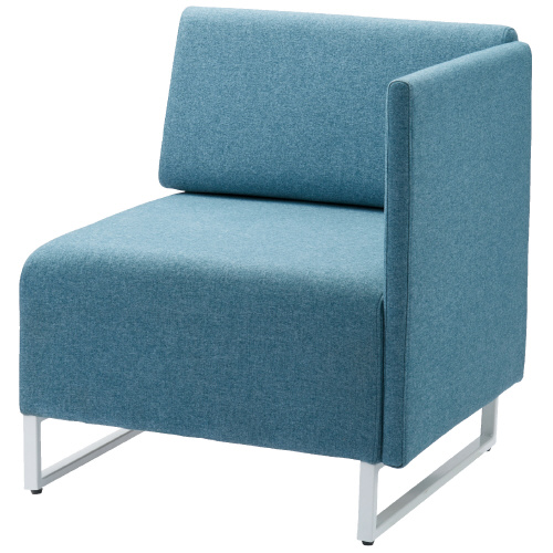 FRENZ reception chair LDP-W.* left one-side elbow attaching blue LDP-BAARL WH SET BL 754317