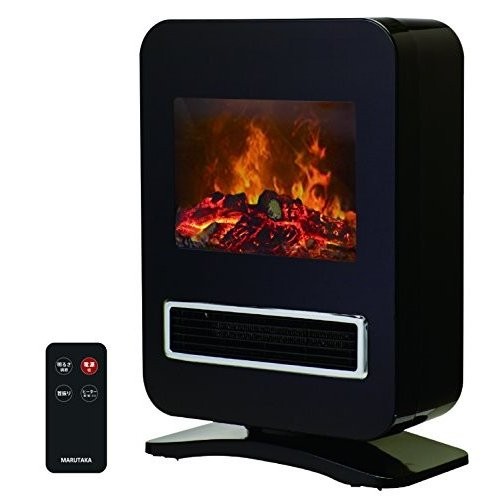 丸隆 暖炉風セラミックファンヒーター スイング MA-675 セラミック