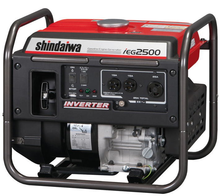 SHINDAIWA インバーター発電機 iEG2500 【動作良好・保証付】21 やまびこ shindaiwa IEG2500 エンジン発電機 - 最安値・価格比較