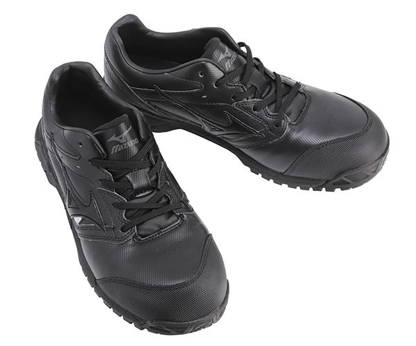 ポイント10倍] ミズノ 安全靴 C1GA171009 25.0cm ブラック オールマイティCS 紐タイプ 制服、作業服 