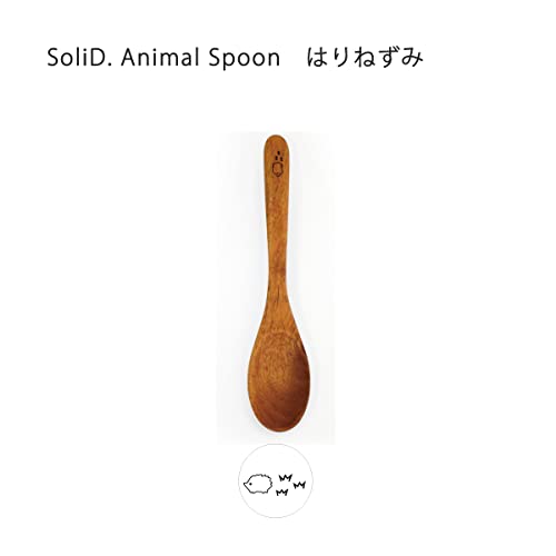 ka paste ..SoliD. Animal Spoon hedgehog approximately 13.5×2.5cm