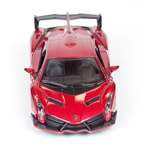 DIE-CAST METAL Lamborghini Veneno 1/36 scale ( red )