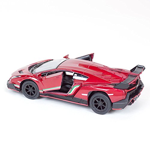 DIE-CAST METAL Lamborghini Veneno 1/36 scale ( red )