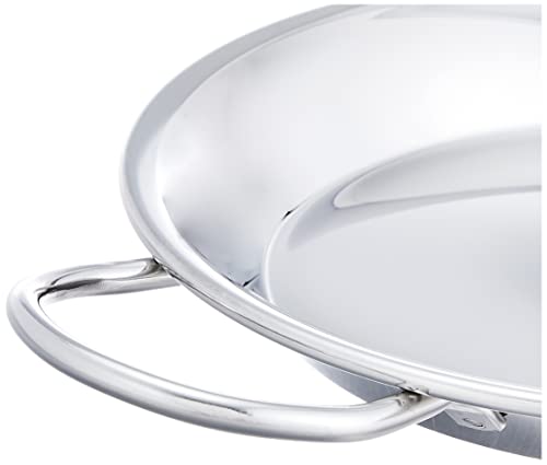 . wistaria commercial firm business use paella saucepan 20cm 18-8 stainless steel made in Japan PPE01020