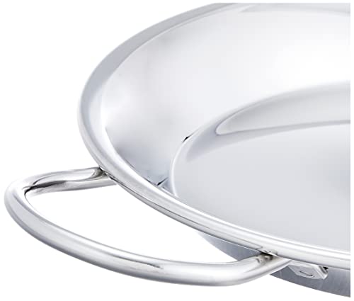 . wistaria commercial firm business use paella saucepan 22cm 18-8 stainless steel made in Japan PPE01022