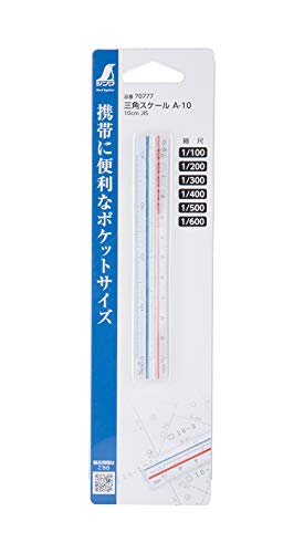sinwa measurement (Shinwa Sokutei) triangle scale A-10 JIS 10cm 70777