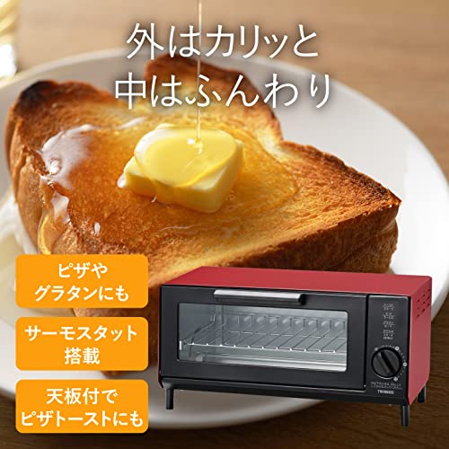  Twin Bird toaster oven toaster 2 sheets roasting 15 minute timer red TS-4034R