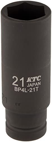  Kyoto machine tool (KTC) 12.7mm (1/2 -inch ) impact wrench socket ( deep light meat ) 21mm BP4L21TP