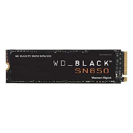 Western Digital WDS500G1X0E ［WD_BLACK SN850 ヒートシンク非搭載 M.2 Type2280 NVMe 500GB］ WD Black 内蔵型SSDの商品画像