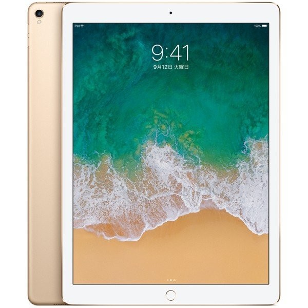 iPad Pro 12 9 64GB ゴールド 箱 充電 アダプタ ケーブル付き Wi