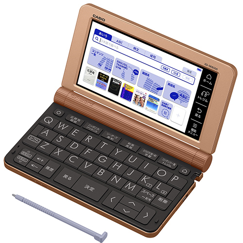 CASIO 電子辞書EX-word (XD-SR8500MB) CASIO XD-SR8500MB ［エクスワード XD-SR8500 メタリックブルー