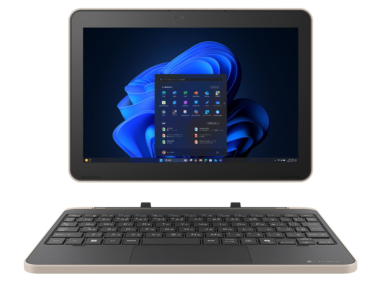 dynabook K2（ブラック＆ベージュ） P1K2YPTB 2025年夏モデル Windowsノートの商品画像