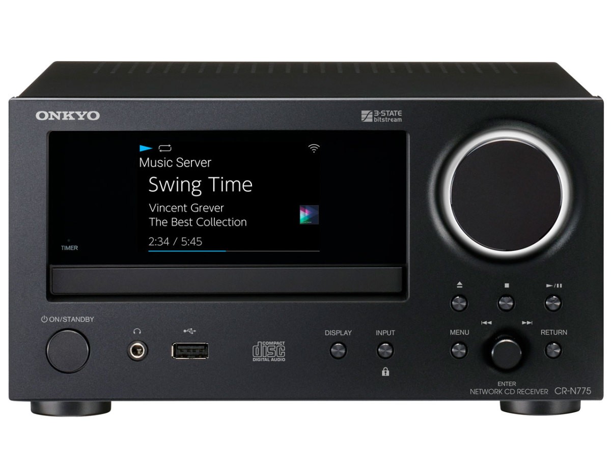 ONKYO CRシリーズ ネットワークCDレシーバー CR-N775（S） シルバー