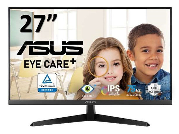 ASUS VY249HE （ブラック） パソコン用ディスプレイ、モニター - 最