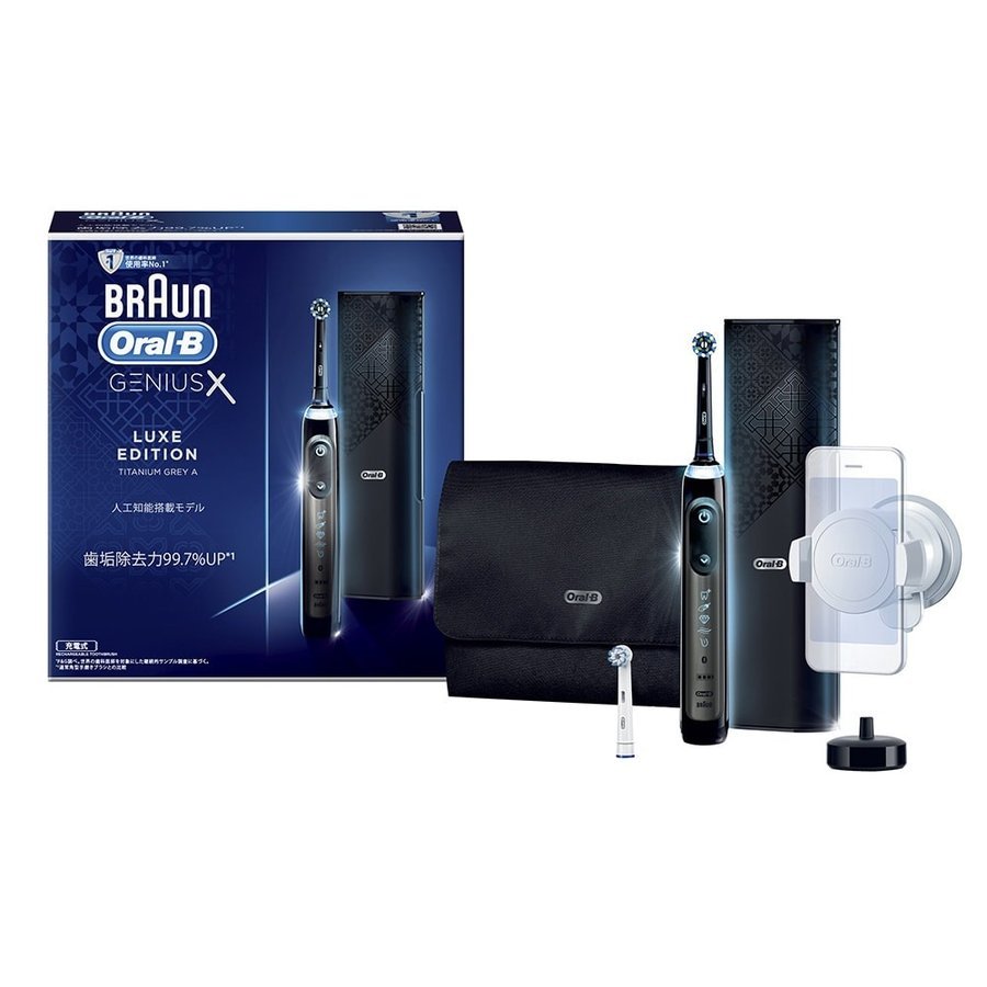 BRAUN - 新品 Oral-B by BRAUN ジーニアスX D7065366XCTG BRAUN オーラルB ジーニアスX D7065366XCTG （チタニウムグレー