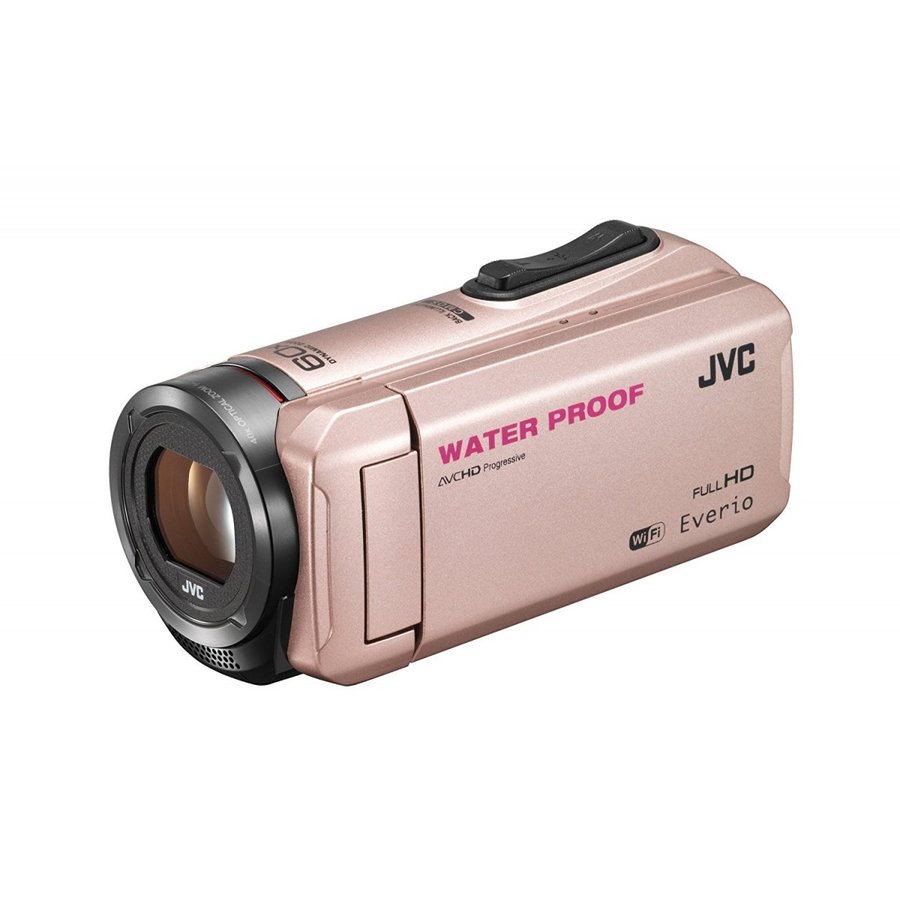 【美品】JVC Everio ビデオカメラ GZ-RX500-N 32GB 防水 JVCケンウッド Everio GZ-RX500-N （ピンクゴールド） ビデオカメラ