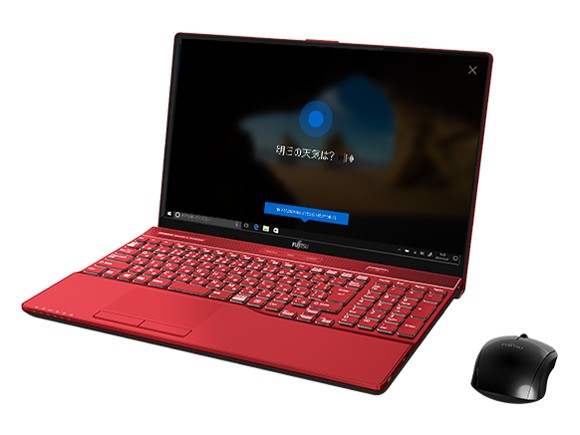 富士通 LIFEBOOK AH53/C2 ガーネットレッド ［FMVA53C2R］ 2018年6月発表モデル Windowsノートの商品画像