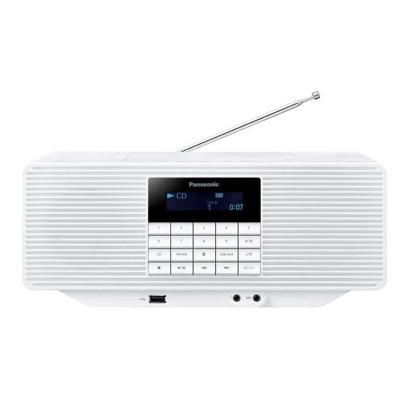 Panasonic CDラジオ RX-D70BTSB-W ホワイト CDラジカセ - 最安値