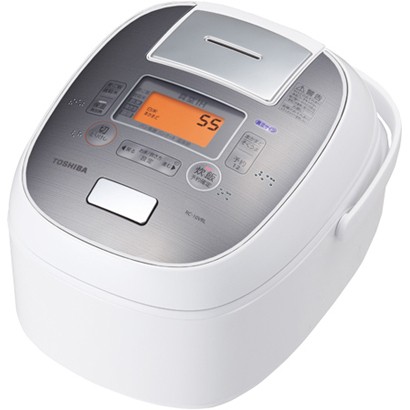 状態良好　TOSHIBA RC-10VRL IH炊飯器 レッド　5.5号炊き 東芝 IHジャー炊飯器 RC-10VRL（RS） （ディープレッド） [IH炊飯器