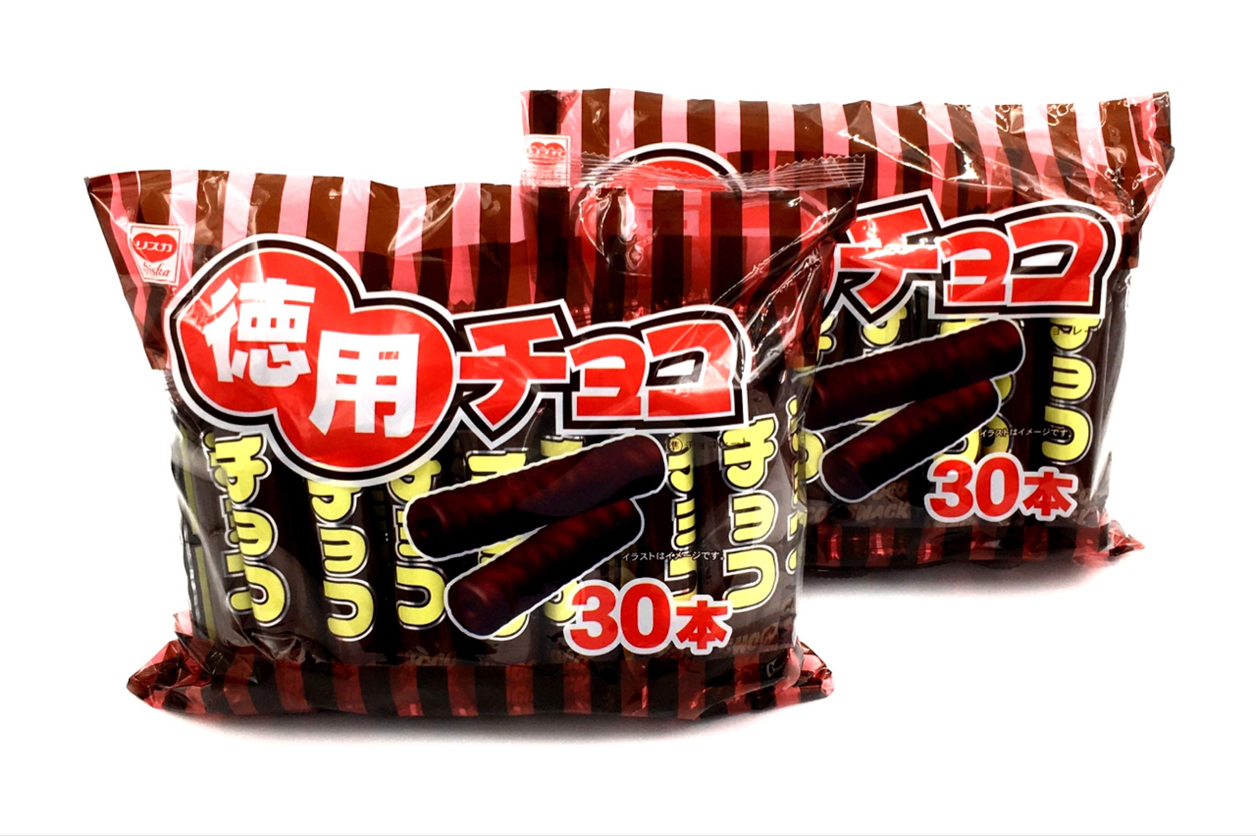 リスカ リスカ 徳用チョコ（個包装）30本入×1袋 チョコスナック