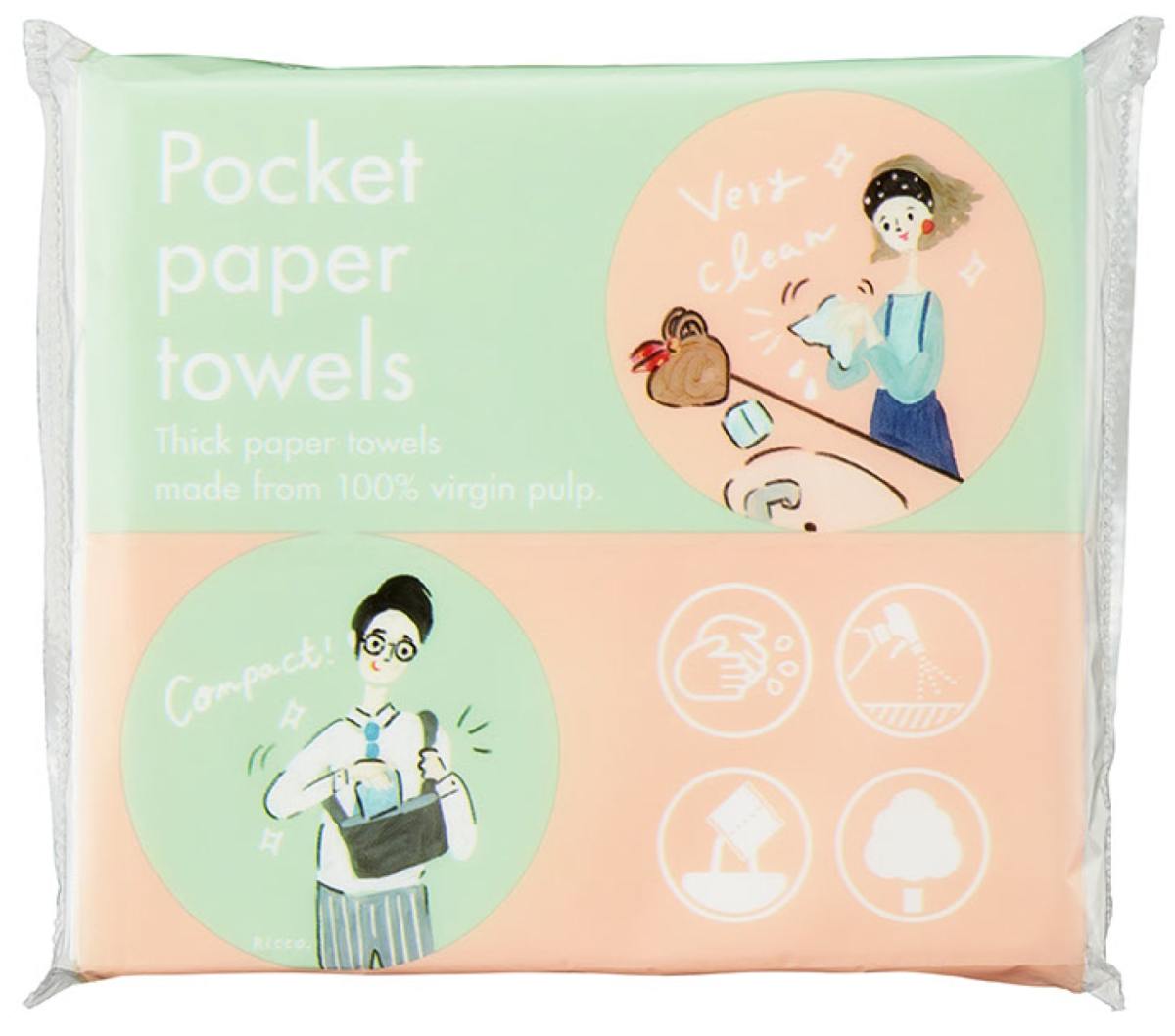 [ stock limit ] Gifu klie-to pocket paper towel 10W 4 piece pack ( mail service )