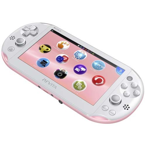 PlayStation Vita （PCH-2000シリーズ） Wi-Fiモデル ライトピンク/ホワイト PCH-2000 ZA19の商品画像