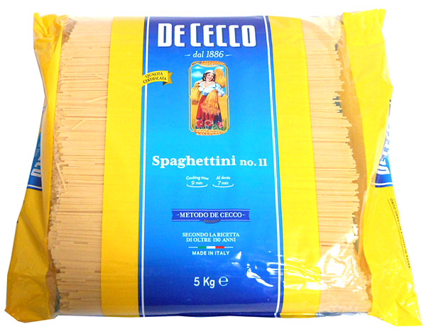ディ・チェコ No.11 スパゲッティーニ（1.6mm）5kg×2個の商品画像