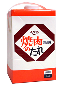エバラ食品 焼肉のたれ 醤油味（紙パック）業務用 5kg×4個の商品画像