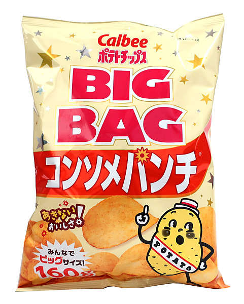 カルビー カルビー ポテトチップス コンソメパンチ ビッグバッグ 160g