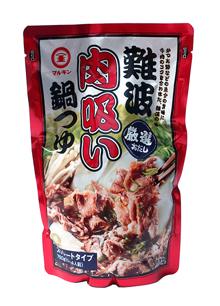 盛田 マルキン 難波 肉吸い鍋つゆ 750g×12個の商品画像