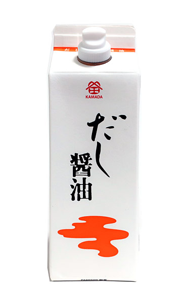 鎌田醤油 だし醤油 紙パック 500ml×1本の商品画像