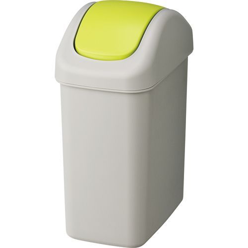 大塚商会 エコダストボックス スイング S 6.5L （グレー/グリーン） ゴミ箱、ダストボックスの商品画像