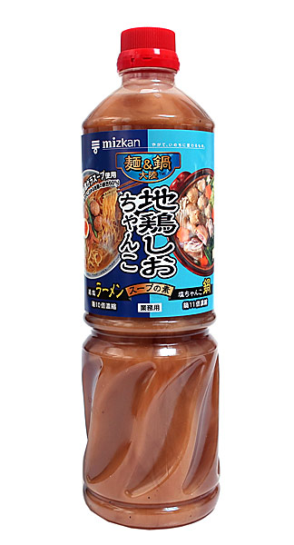 ミツカン 麺＆鍋大陸 地鶏しおちゃんこスープの素 1.18kg×1本の商品画像