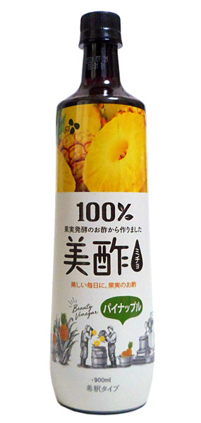 CJ FOODS CJジャパン 美酢 パイナップル 900ml×1本 美酢 お酢飲料、飲む酢の商品画像