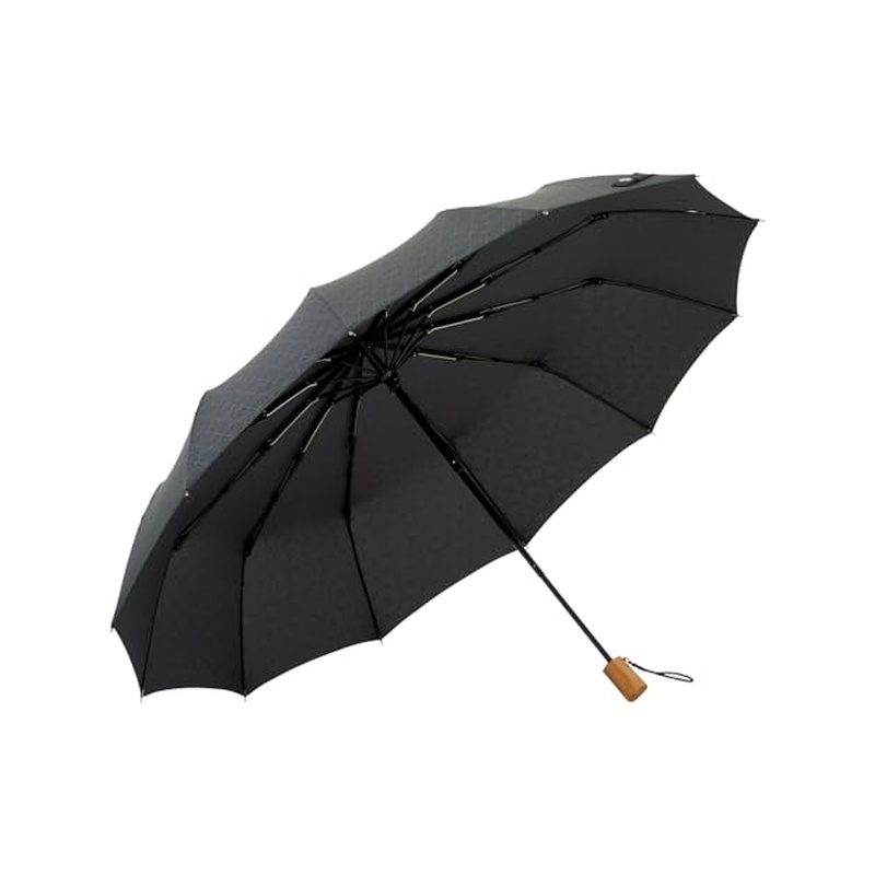 晴雨兼用 マブ 軽量12本骨折りたたみ傘 江戸 墨 SMV-42251の商品画像