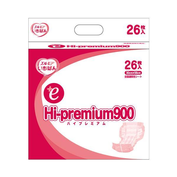 エルモアいちばん エルモアいちばん ＋e Hi-premium900 病院・施設用 26枚 × 1パック 尿漏れパッドの商品画像