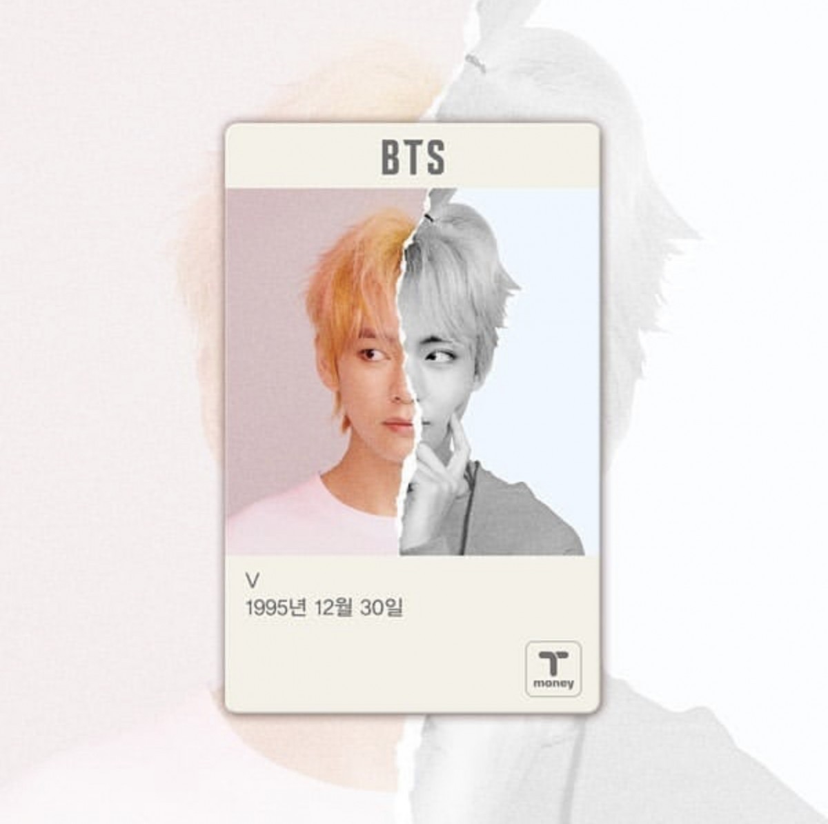 * sale *[ same day shipping ][ BTS bulletproof boy . transparent T-money Card 2019 ver. ] LOVE YOUR SELF. van tongue Korea traffic card official commodity 