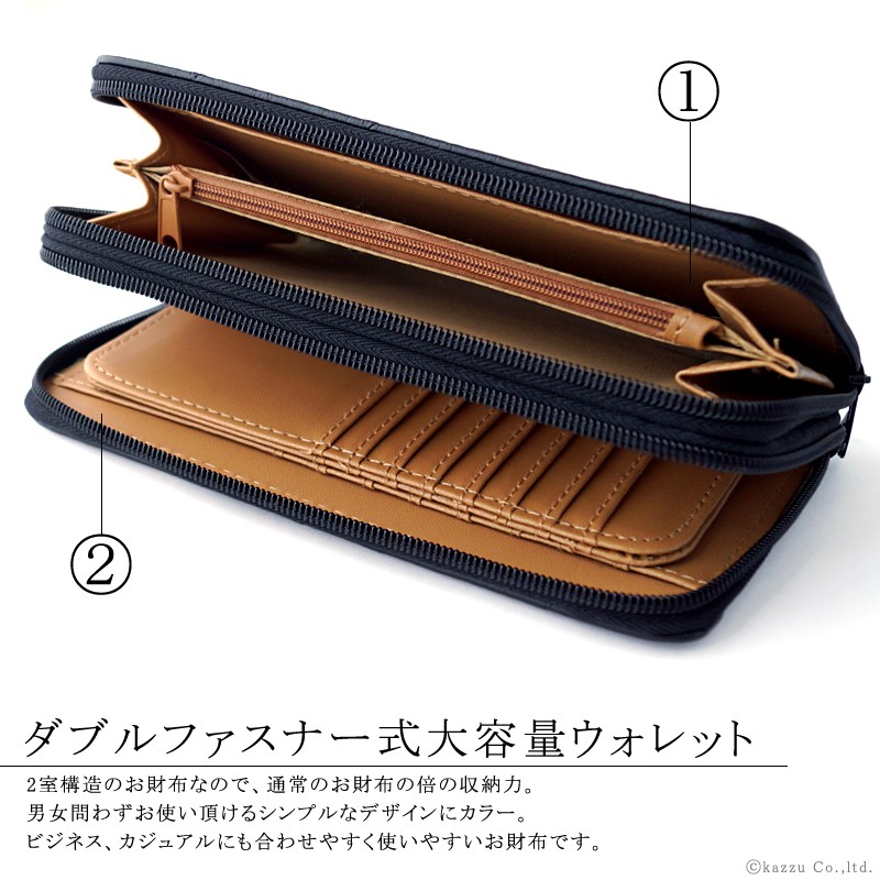 長財布 メンズ レディース 大容量 オーストリッチ 型押し ダブルファスナー ラウンドファスナー ロングウォレット Kd 0 Nobrand Kd 0 バッグ 財布 El Diablo 通販 Yahoo ショッピング