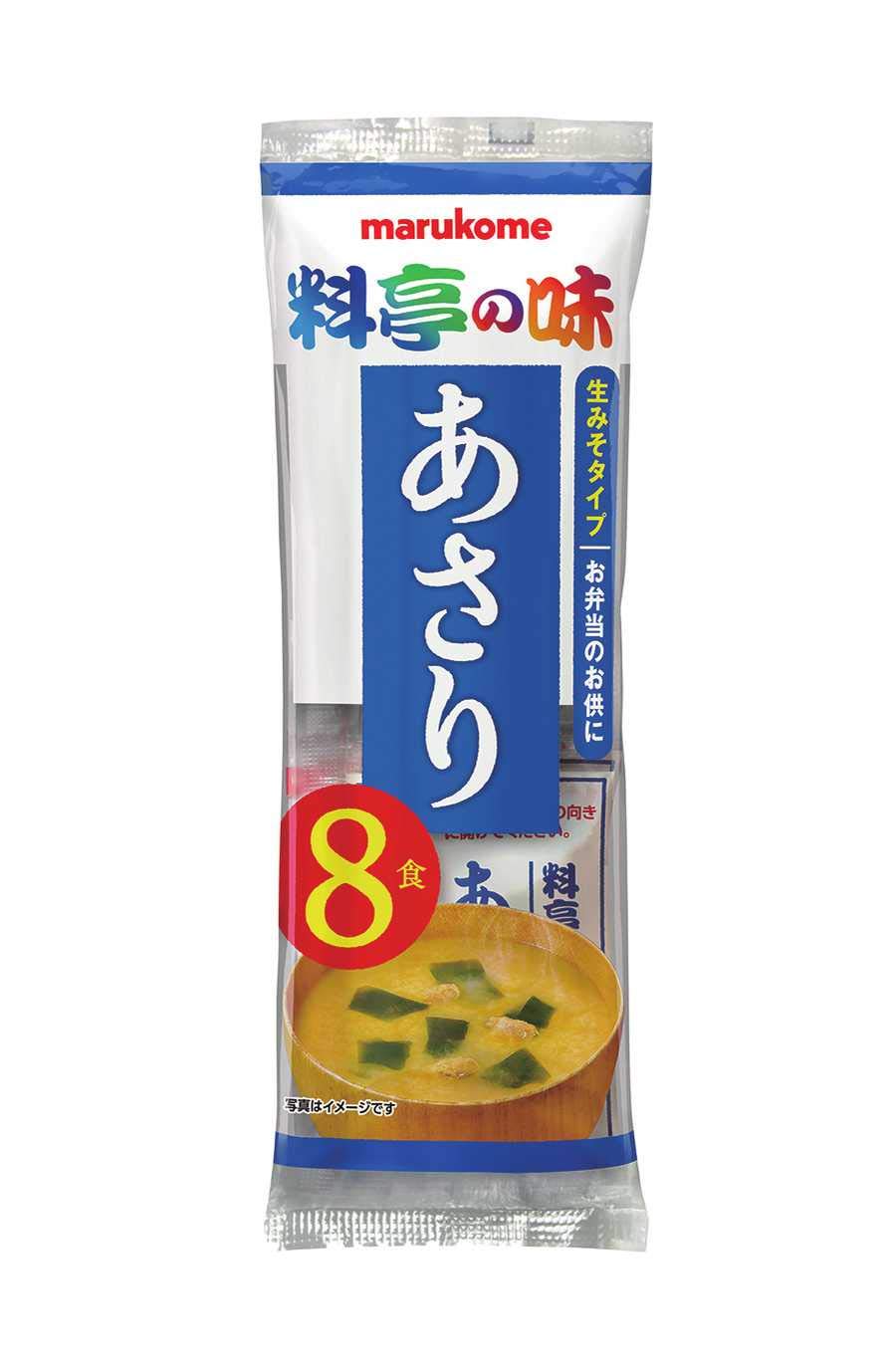 マルコメ マルコメ 生みそ汁 料亭の味 あさり 8食 × 12袋 即席みそ汁、吸い物の商品画像