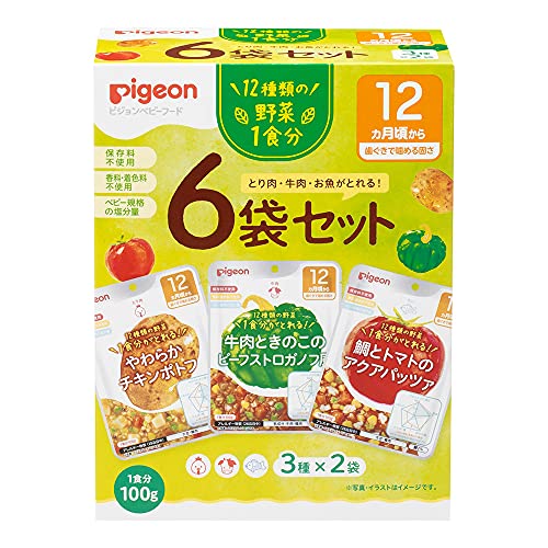 ピジョン 食育レシピ 野菜これ1つで野菜1食分 1才4カ月頃から（100g×6袋入）×1箱の商品画像