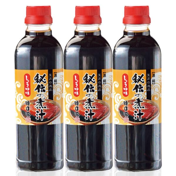 徳造丸 秘伝の煮汁 しょうゆ味 500ml×3本の商品画像