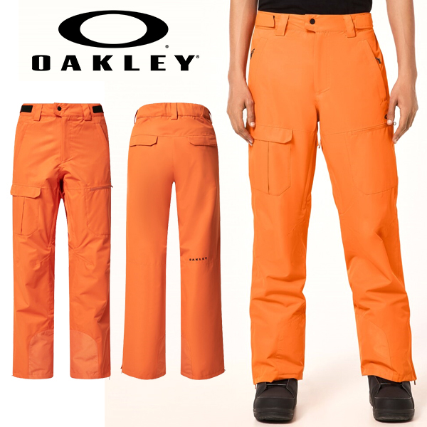 M размер 40%off одежда для сноуборда мужской брюки Oacley OAKLEY цельный разрезание низ сноуборд лыжи snow одежда FOA404738-700 2023-2024 зима новый продукт 