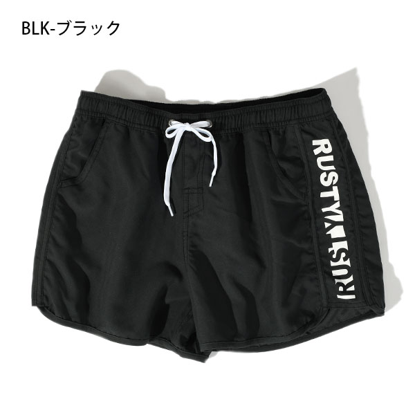 yu. packet shipping! free shipping board shorts RUSTYla stay lady's swimsuit surf pants short pants short bread Logo 924400 2024 spring summer new work 