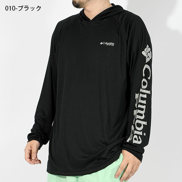 yu. packet shipping! free shipping Colombia UV cut pull over Columbia men's f-ti- thin long sleeve Parker speed .FM6132 2024 spring summer new work 