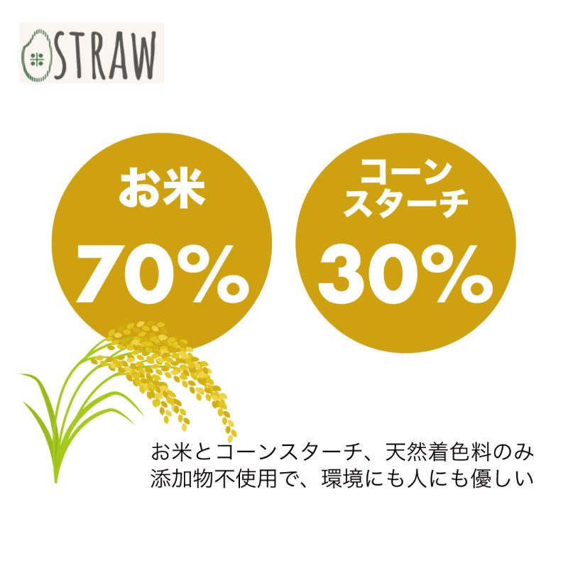 [ trial sale ] rice straw 20 pcs insertion first in Japan! meal .... straw complete plant ..SDGs. pra litter reduction eat and drink shop Cafe outdoor colorful post mailing free shipping 